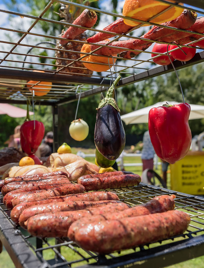 Evento con asado a la mesa