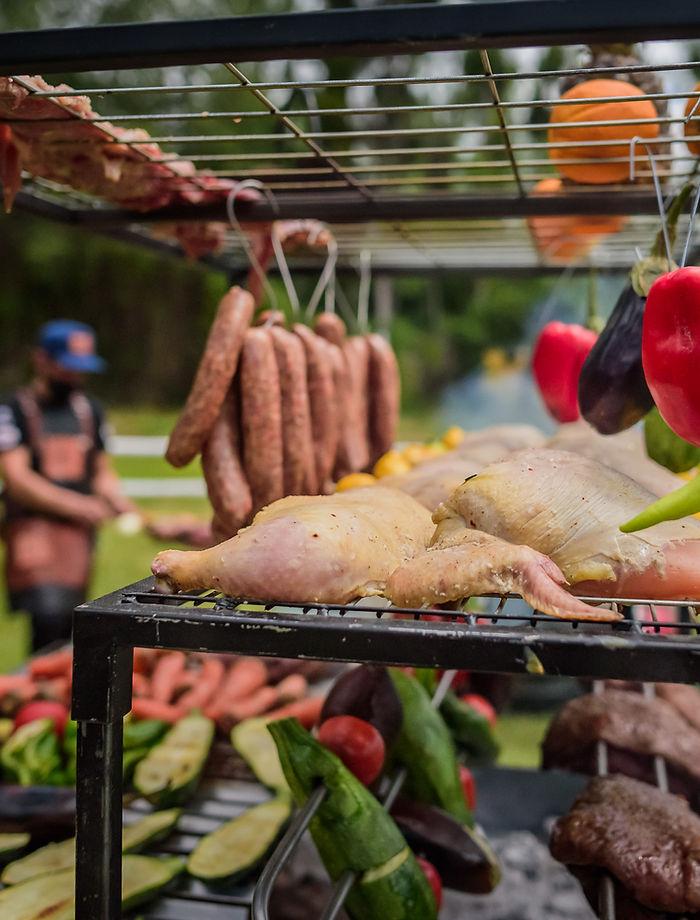 Matrimonio con banquete a la parrilla