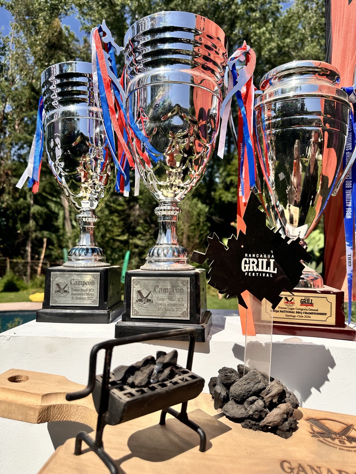 Trofeos de campeonatos de parrilla ganados por Eventos de Fuego